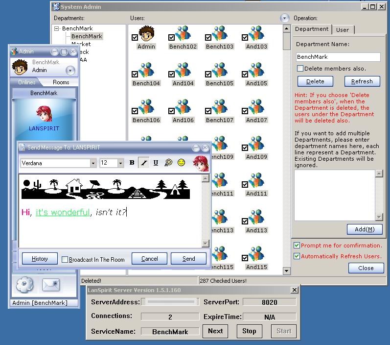 LAN Spirit Screenshot